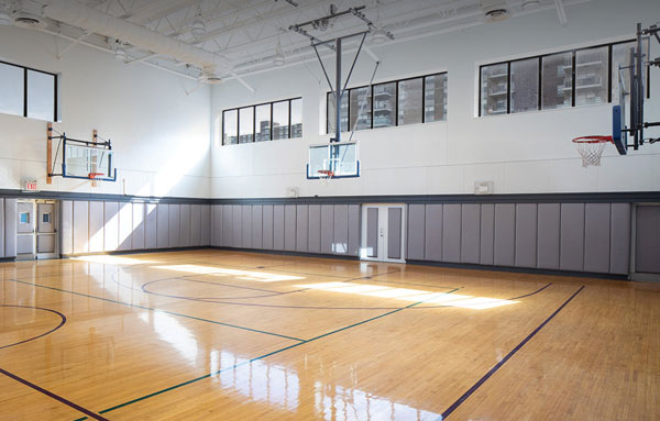 Indoor Basketball Court at Brooklyn Sports Club