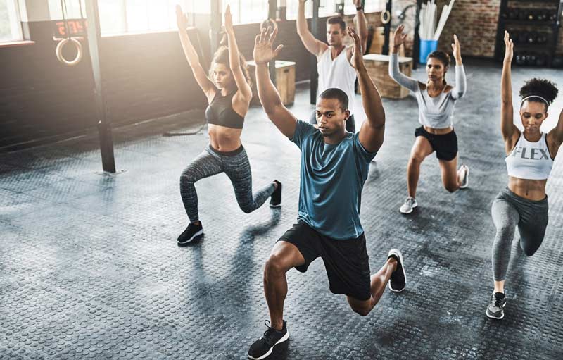 Group Exercise at Brooklyn Gym